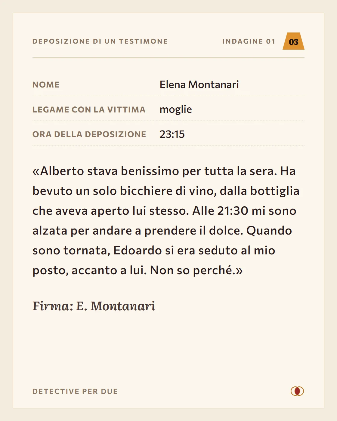 Deposizioni