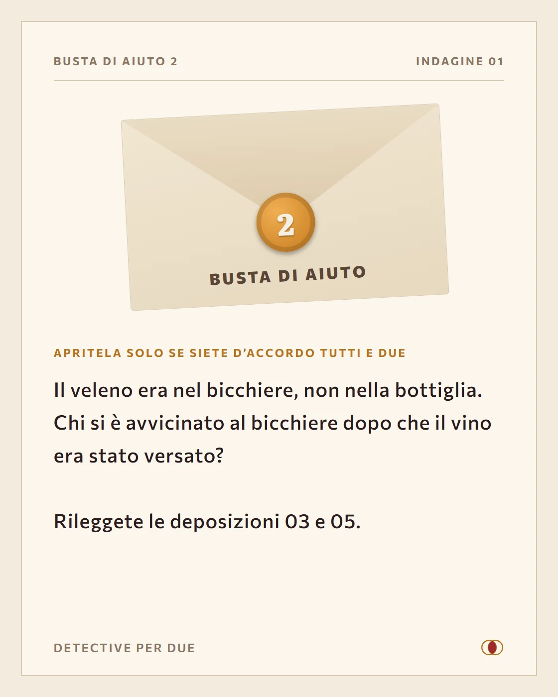 Busta di aiuto